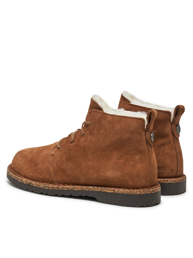 Ботильоны на плоской подошве Birkenstock, коричневый — фото 3