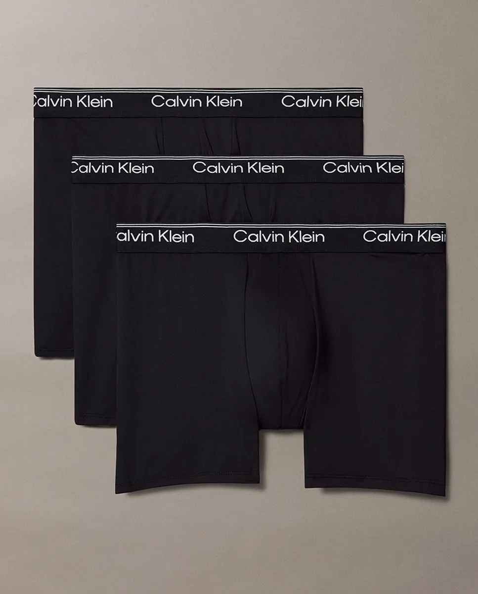 

Набор из 3 длинных боксеров Calvin Klein, черный