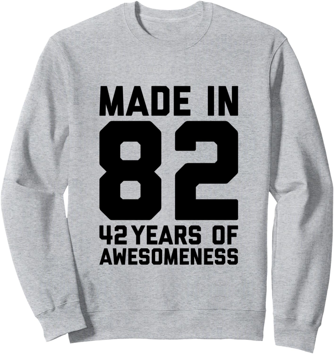 

Толстовка на 42-й день рождения, подарок на 42-й день рождения для мужчин, женщин, папы, мамы, толстовка Birthday 42Nd Gift Son Daughter Happy Designs, серый