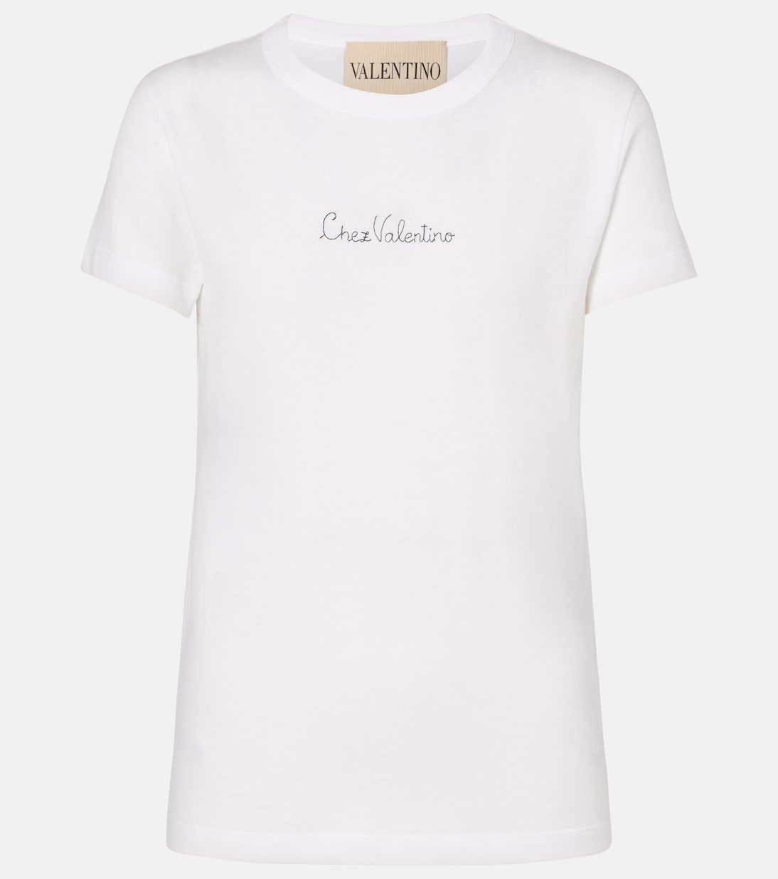 

Футболка Chez из хлопкового джерси Valentino, Avorio