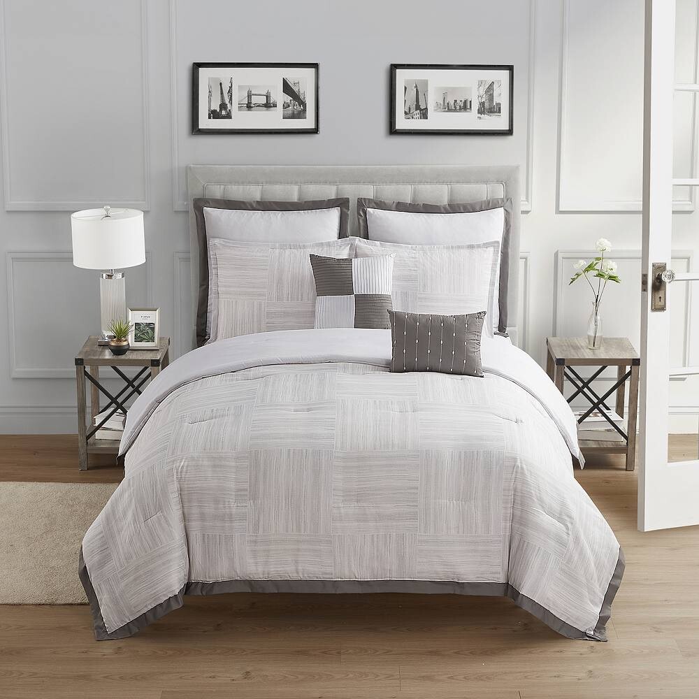 

Коллекция Sweet Home Набор одеял Walter Stripe Squares с накидками и декоративными подушками Sweet Home Collection, мультиколор