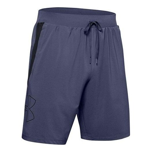 

Шорты qualifier speedpocket linerless 9 inch shorts 'navy' Under Armour, синий