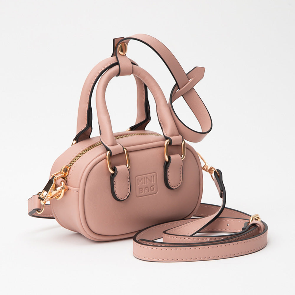 

Кожаный брелок для сумки Миниатюрная сумка Сумка через плечо FASHNZFAB, розовый