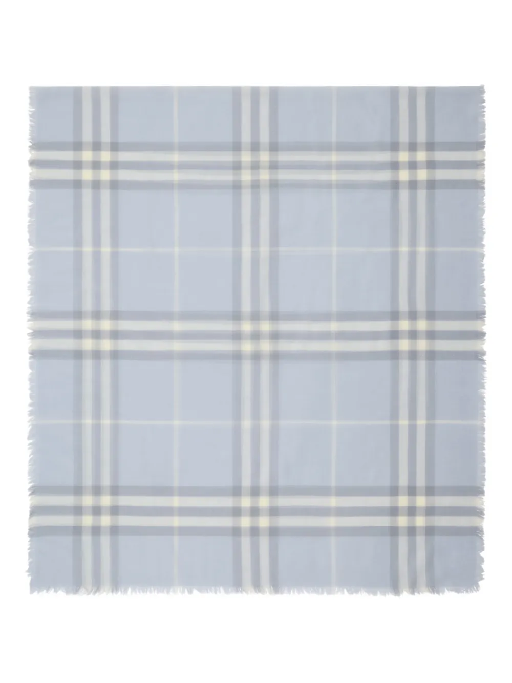 

Шерстяной шарф в клетку BURBERRY, синий