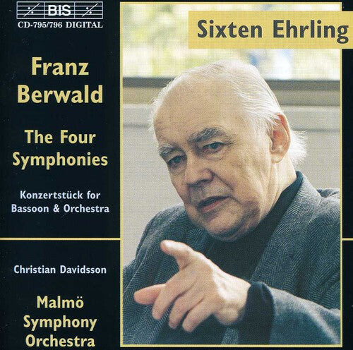 

CD диск Berwald / Ehrling / Davidsson / Malmo Sym Orch: 4 Symphonies Concerto