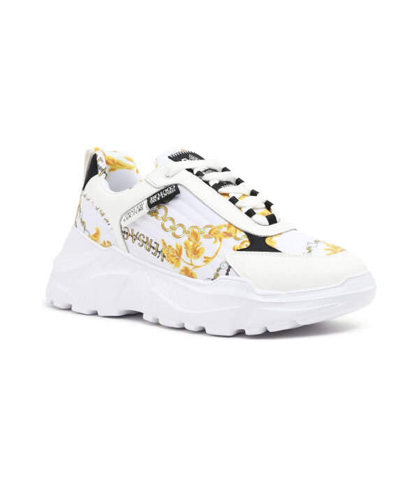 

Кроссовки мужские Versace Jeans Couture с фирменным принтом, белый