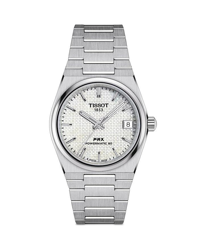 

Часы Tissot PRX Powermatic 80, 35 мм, белый