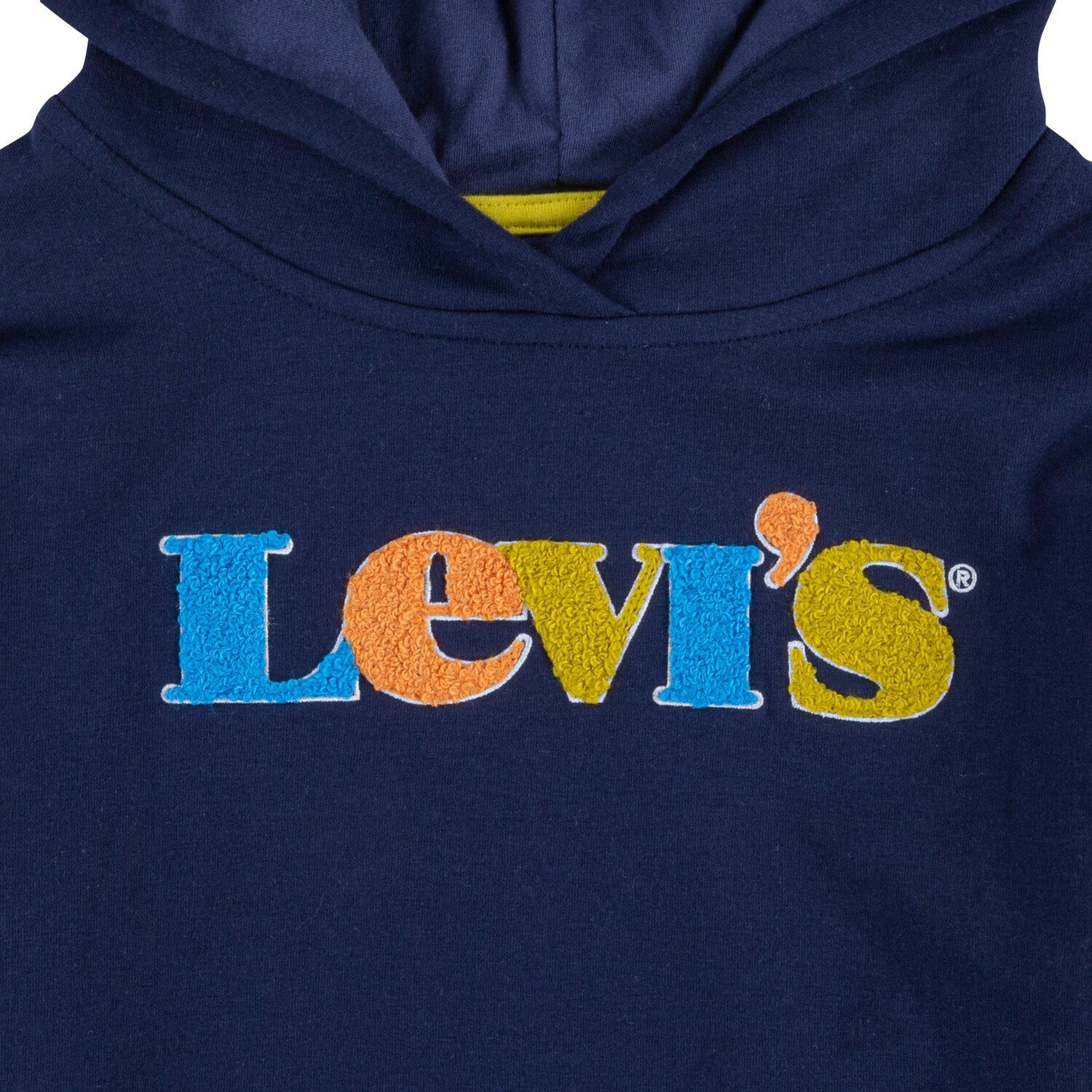

Темно-синее худи с логотипом Levi's, синий