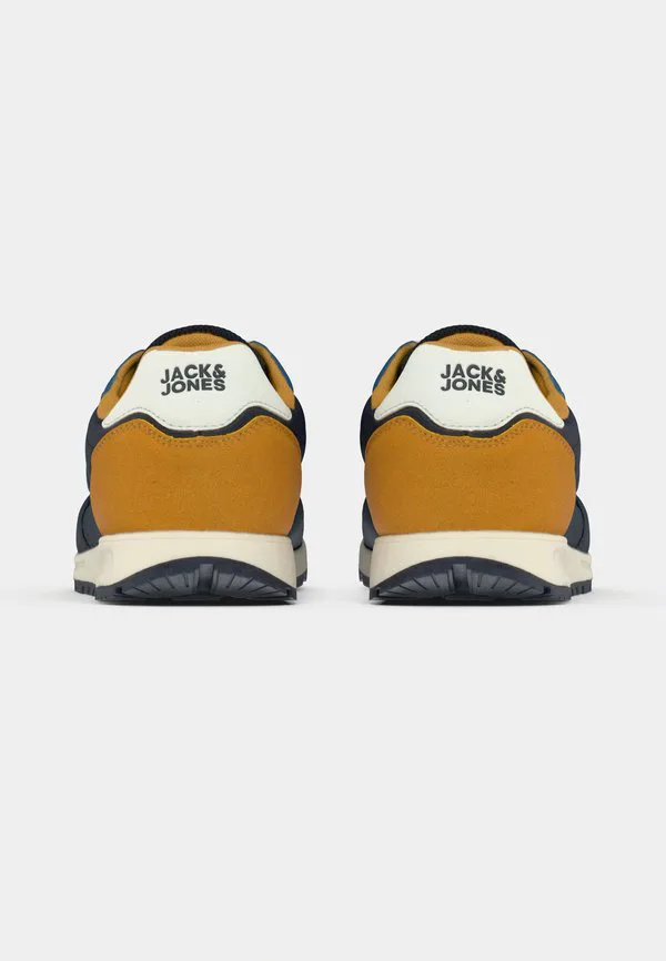 Кроссовки jfwharrow Jack & Jones, Navy/Cadnium Yellow — фото 4