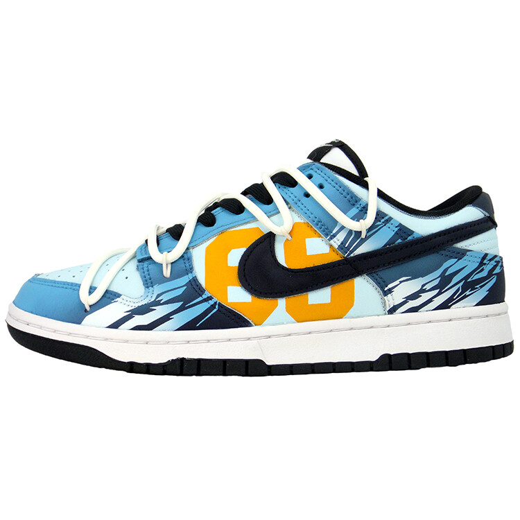 

Кроссовки Nike Dunk Skateboarding Shoes Unisex Low-top White, синий