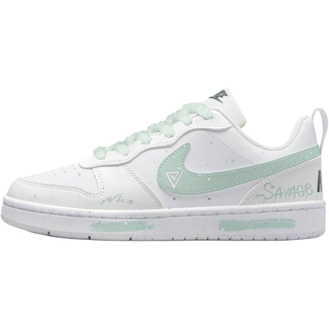 

Nike Court Borough Low top Kids' Skateboarding Shoes Light Green Teenagers