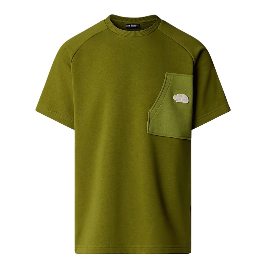 

Футболка с передним карманом The North Face, forest оливковый, Зеленый, Футболка с передним карманом The North Face, forest оливковый