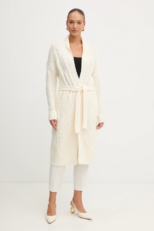 

Шерстяной кардиган nathalie Guess, бежевый