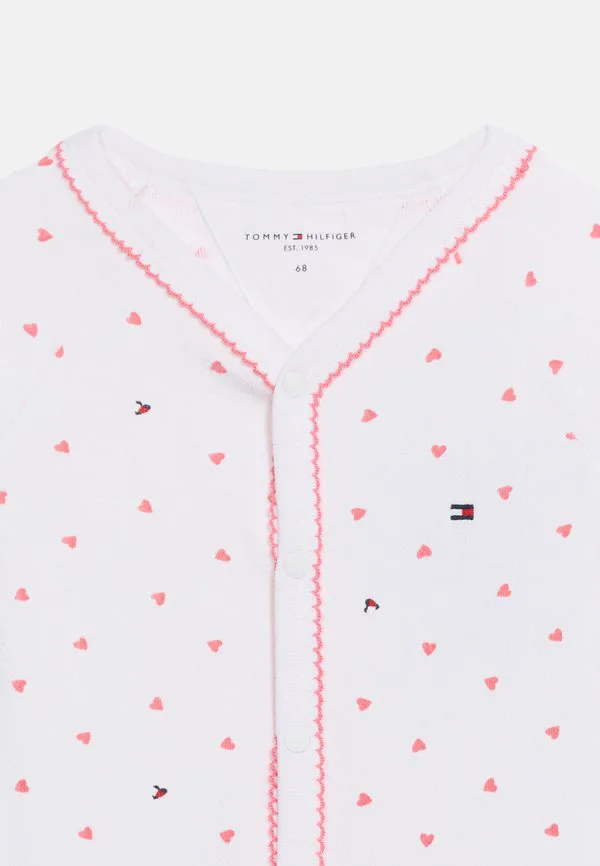 Комбинезон-Пижама свободного кроя с ажурным принтом Tommy Hilfiger, White — фото 4