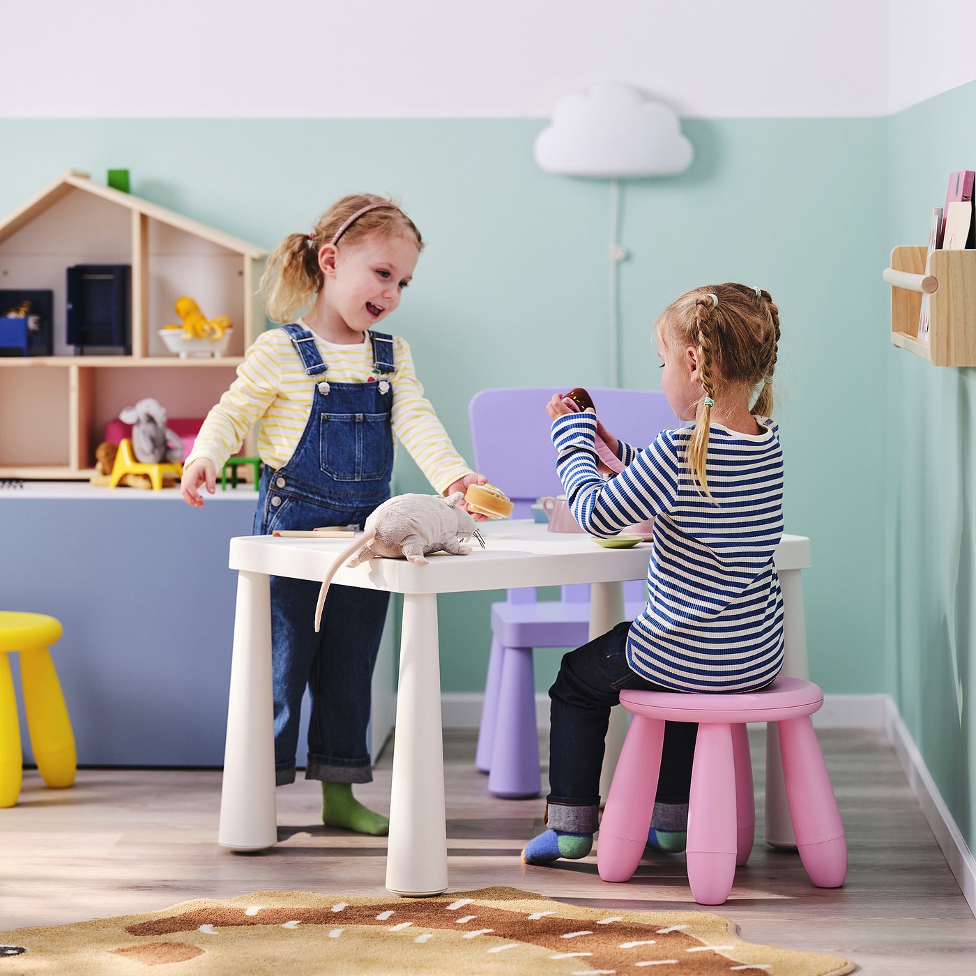 Детское кресло, для использования в помещении/на улице/розовое IKEA Mammut — фото 2