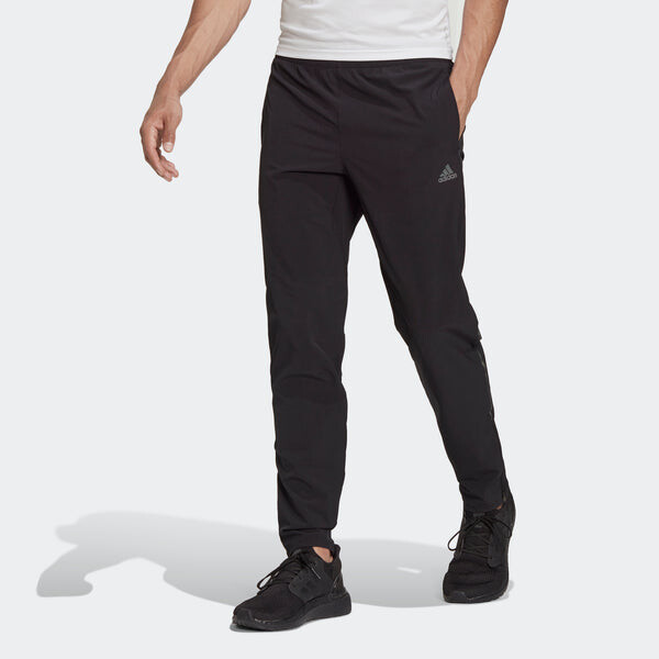 Спортивные штаны adidas Astro Pant M Logo Casual Sports Running Breathable Pants Black, черный — фото 2
