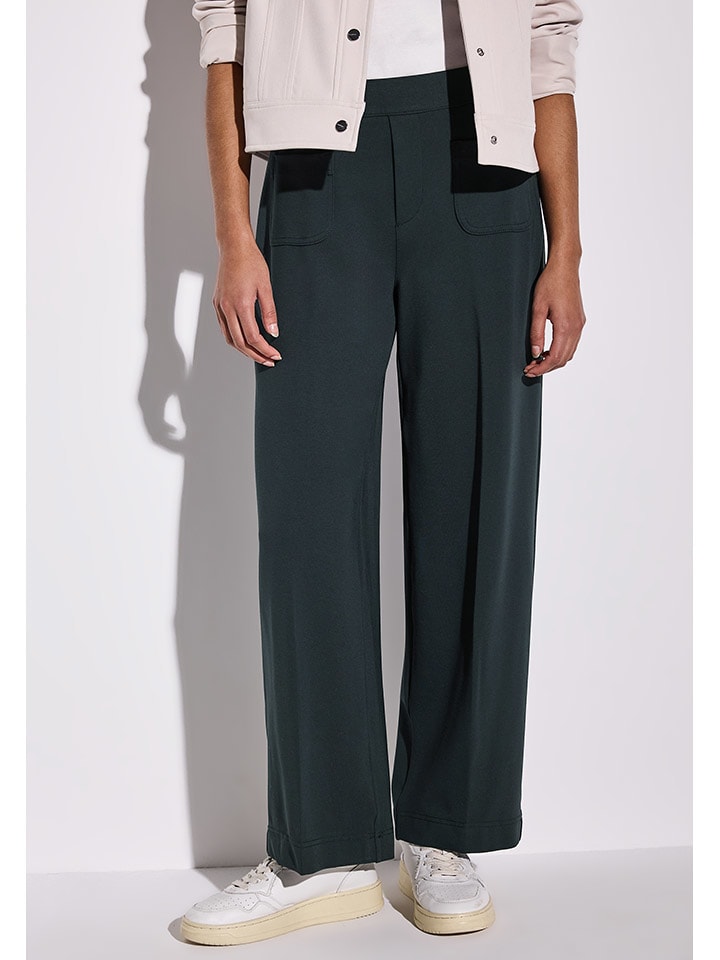 

Тканевые брюки Street One, темно-зеленый