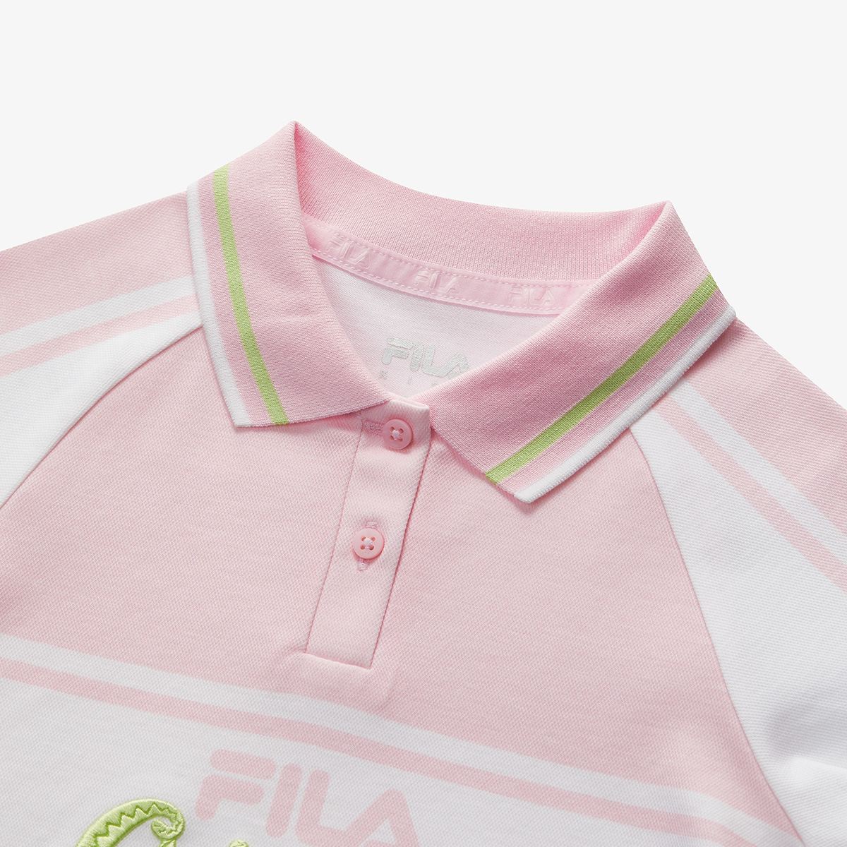 Поло Tranquil Pink для детей 3-7 лет FILA KIDS, розовый — фото 4