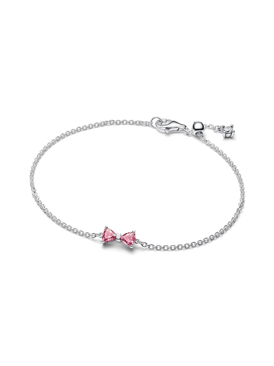 

Браслет-цепочка с бантом Pandora, серебро 925 пробы