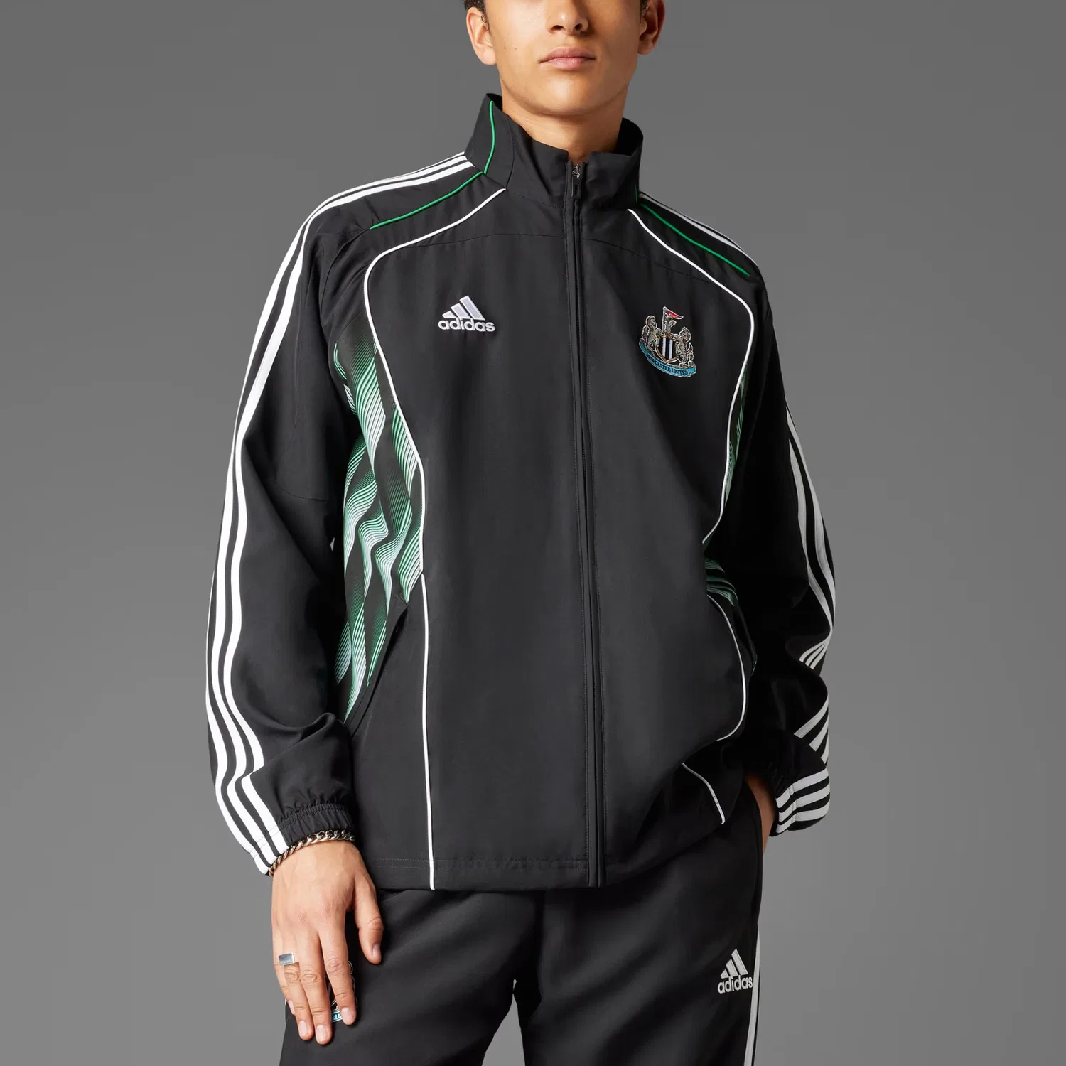 Куртка Adidas Newcastle United FC Black/White — фото 3