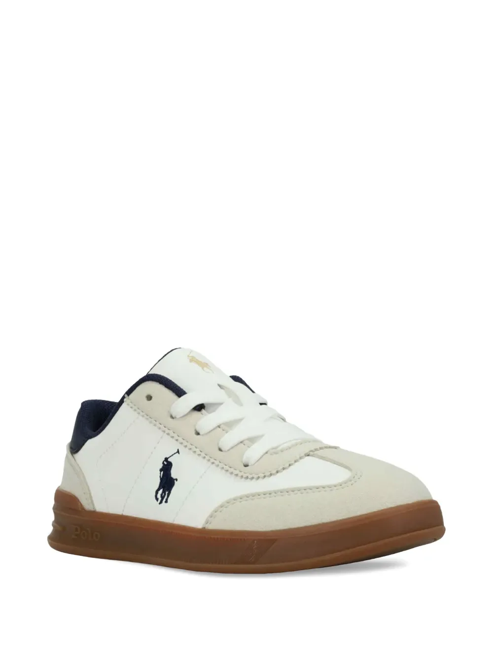 Кроссовки на шнуровке POLO RALPH LAUREN KIDS, белый