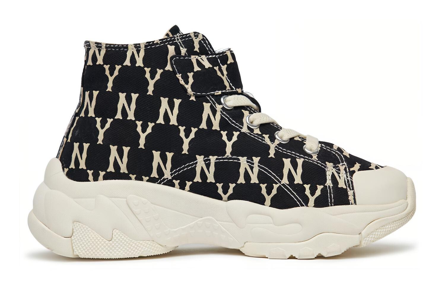 Кроссовки MLB Chunky High Kids Lifestyle Shoes Kids High-top Black — фото 2