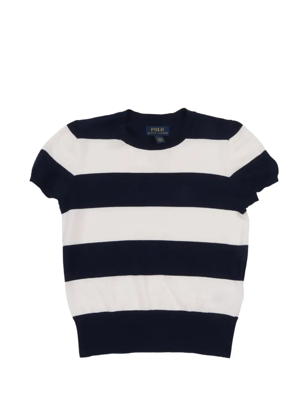 Комплект из кардигана и топа в полоску Polo Ralph Lauren Kids, синий