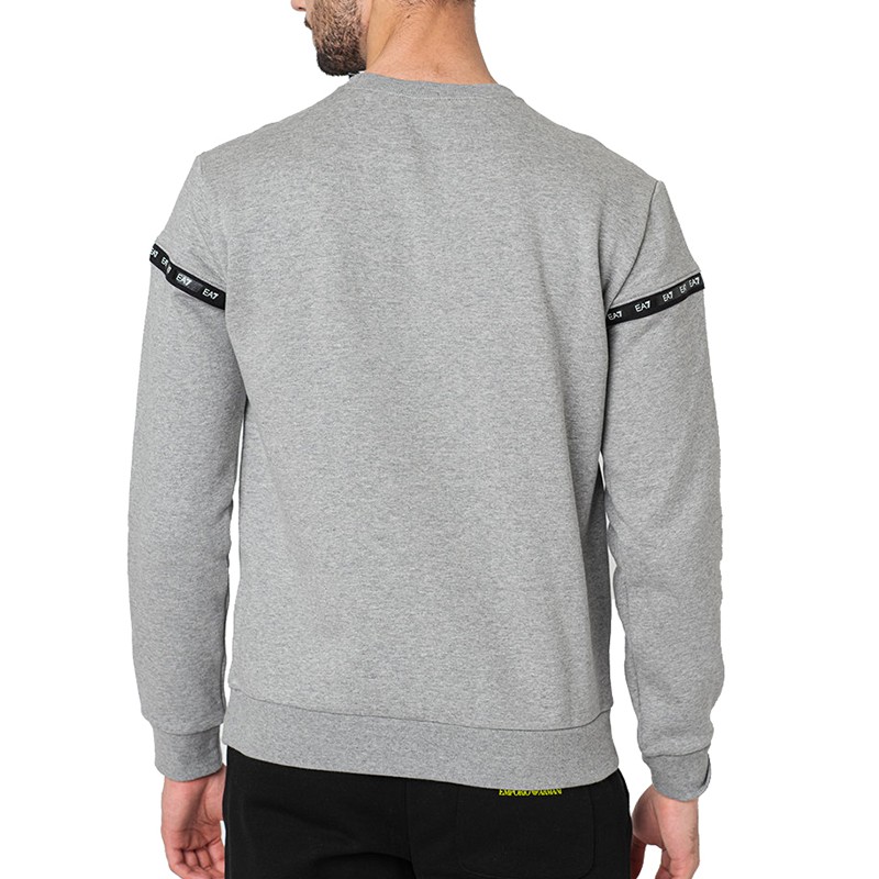 Толстовка EA7 SS22 мужская серая EMPORIO ARMANI, серый — фото 4