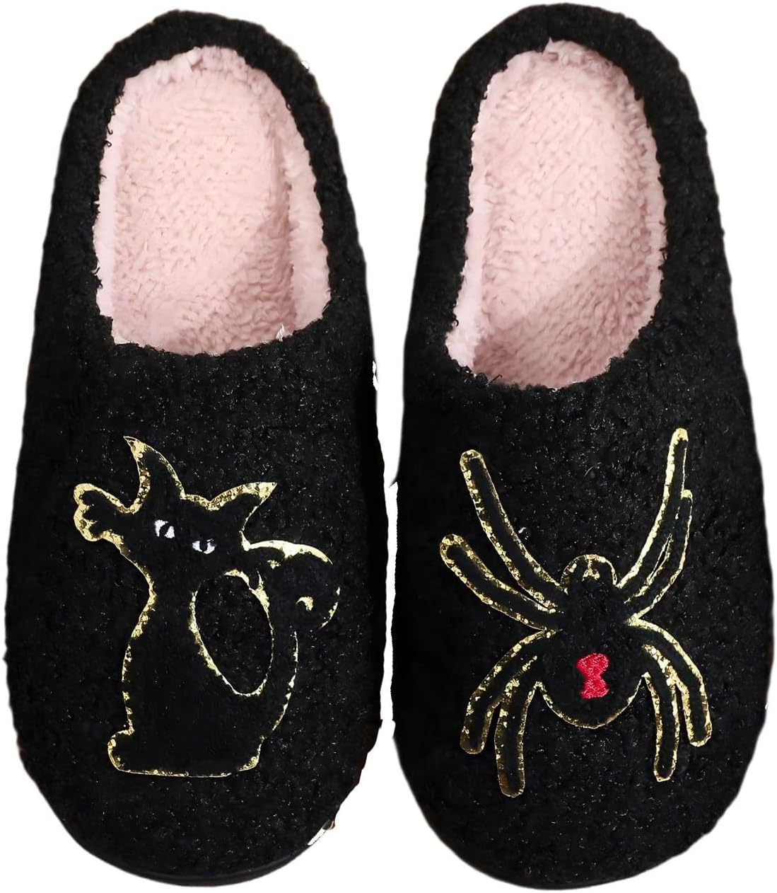 

Пушистые тапочки для женщин, мужские теплые уютные мягкие пушистые тапочки из пены с эффектом памяти, домашние тапочки с надеваниями, домашние тапочки для дома и на улице Wiretran, Cat Spider