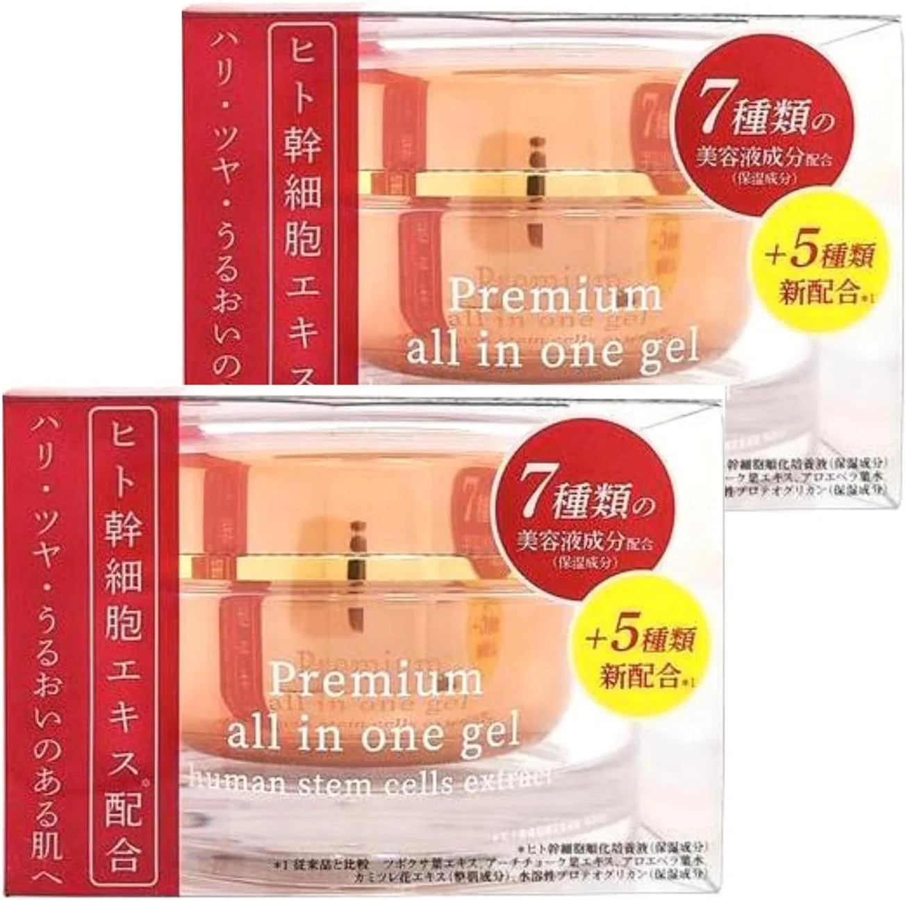 Эссенция — Гель для лица Human Stem Cell Premium All-in-One Gel, по , без цвета, 100 г