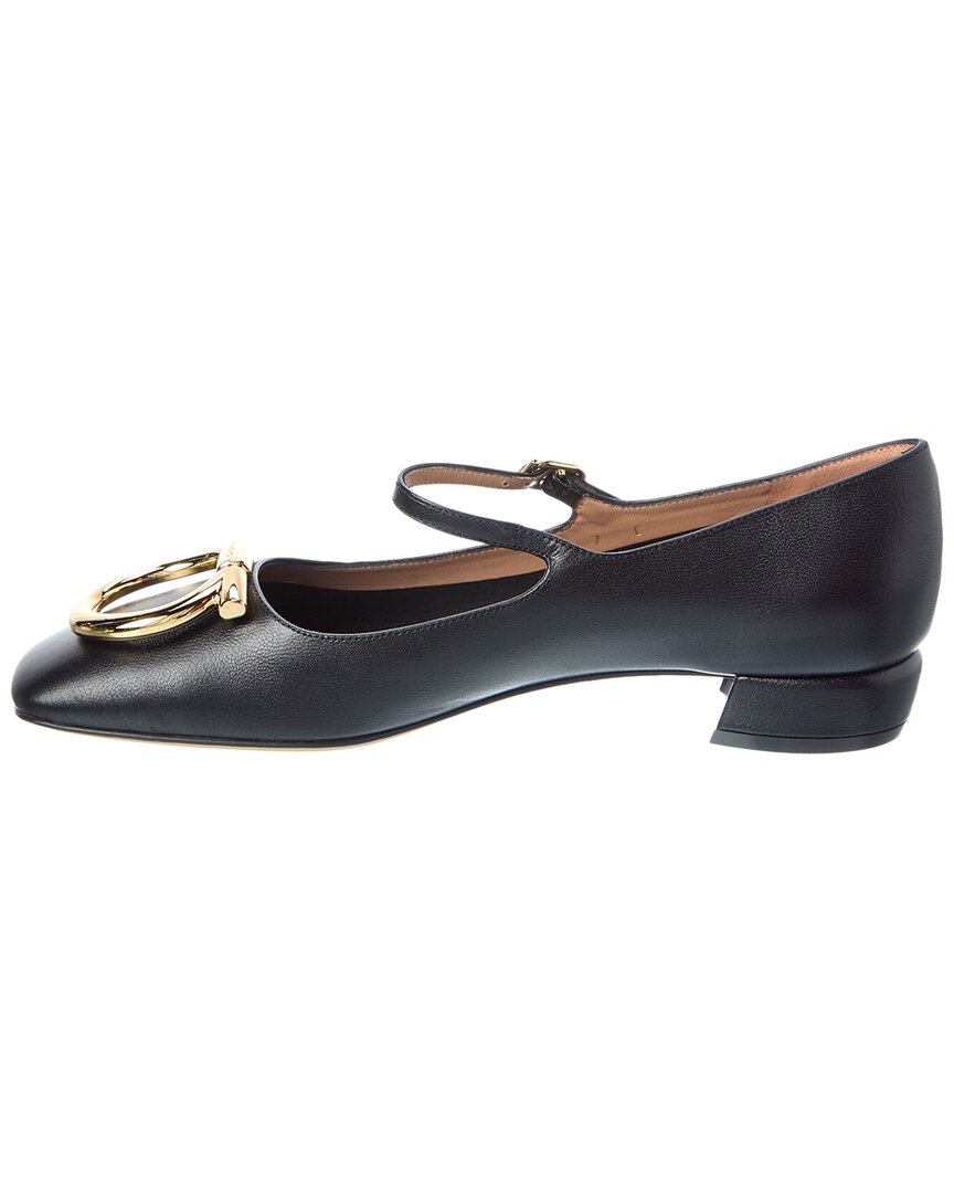 Туфли-лодочки Ferragamo Marry Leather Salvatore Ferragamo, черный — фото 2