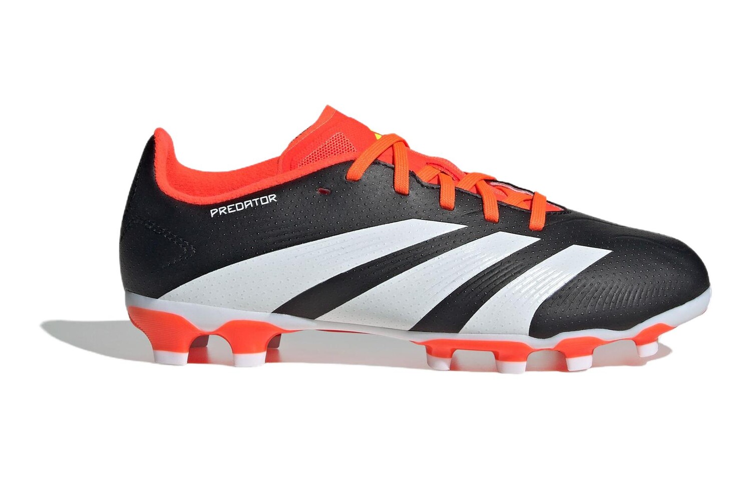 Футбольные бутсы Predator 24 League Kids Kids Low-top Black/Red Adidas, черный/красный — фото 2