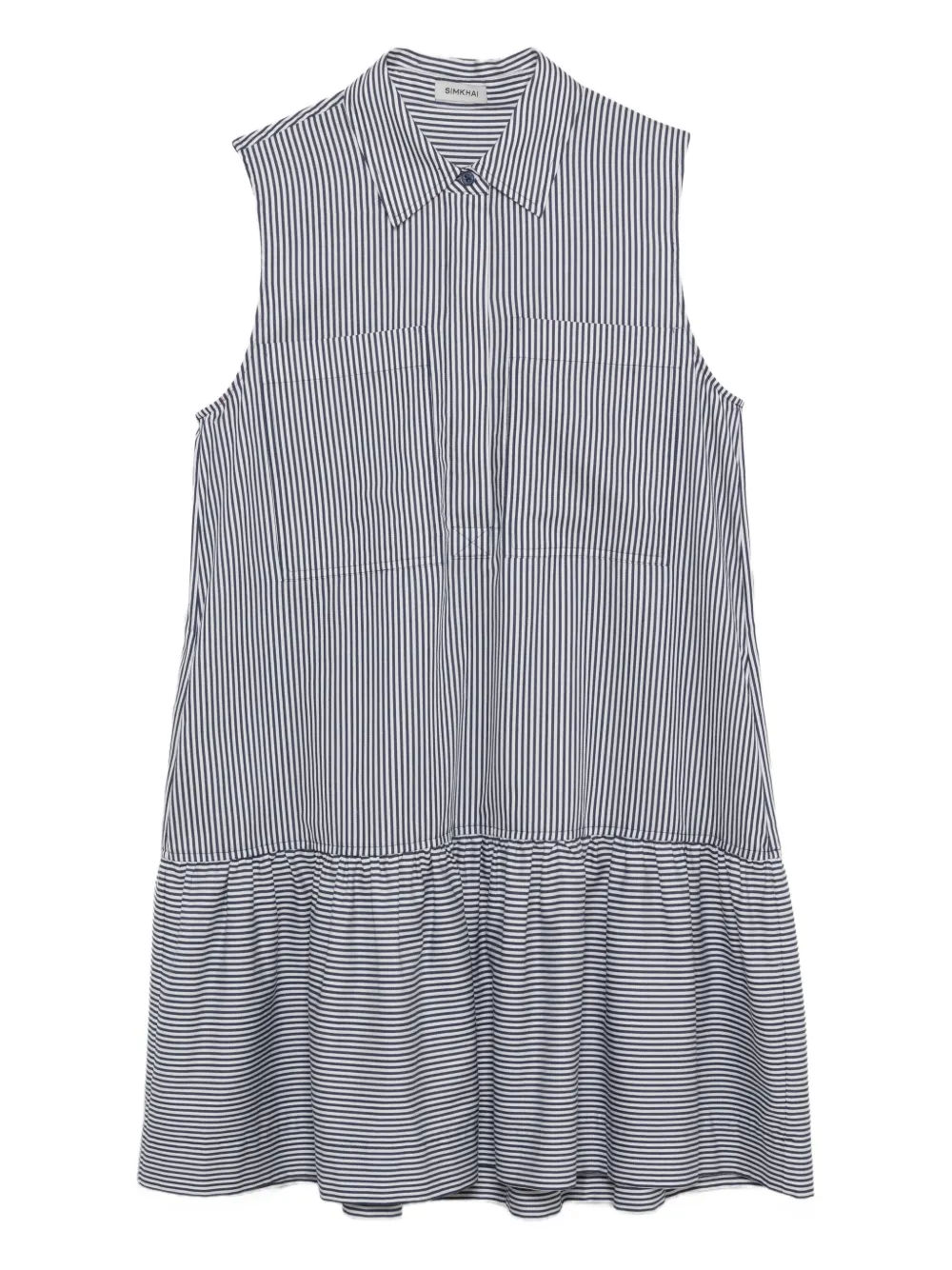 

Платье мини Candace без рукавов Simkhai, синий