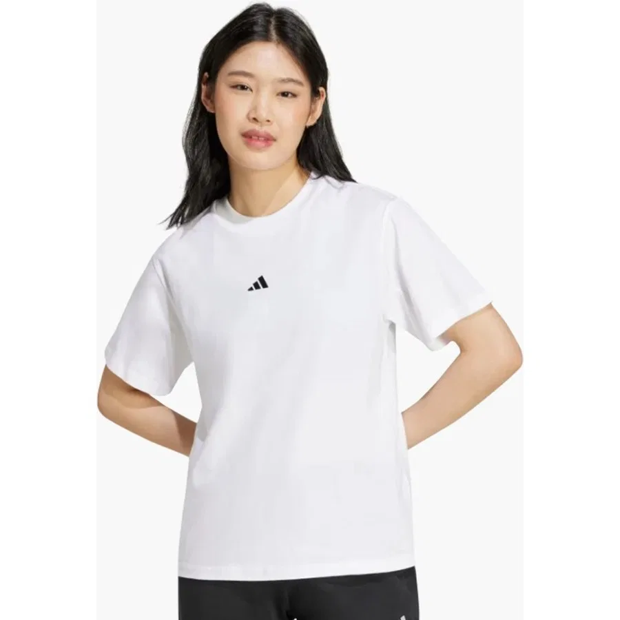 Футболка с длинным рукавом Sportswear Essentials Small Logo Cotton Tee adidas, Белый