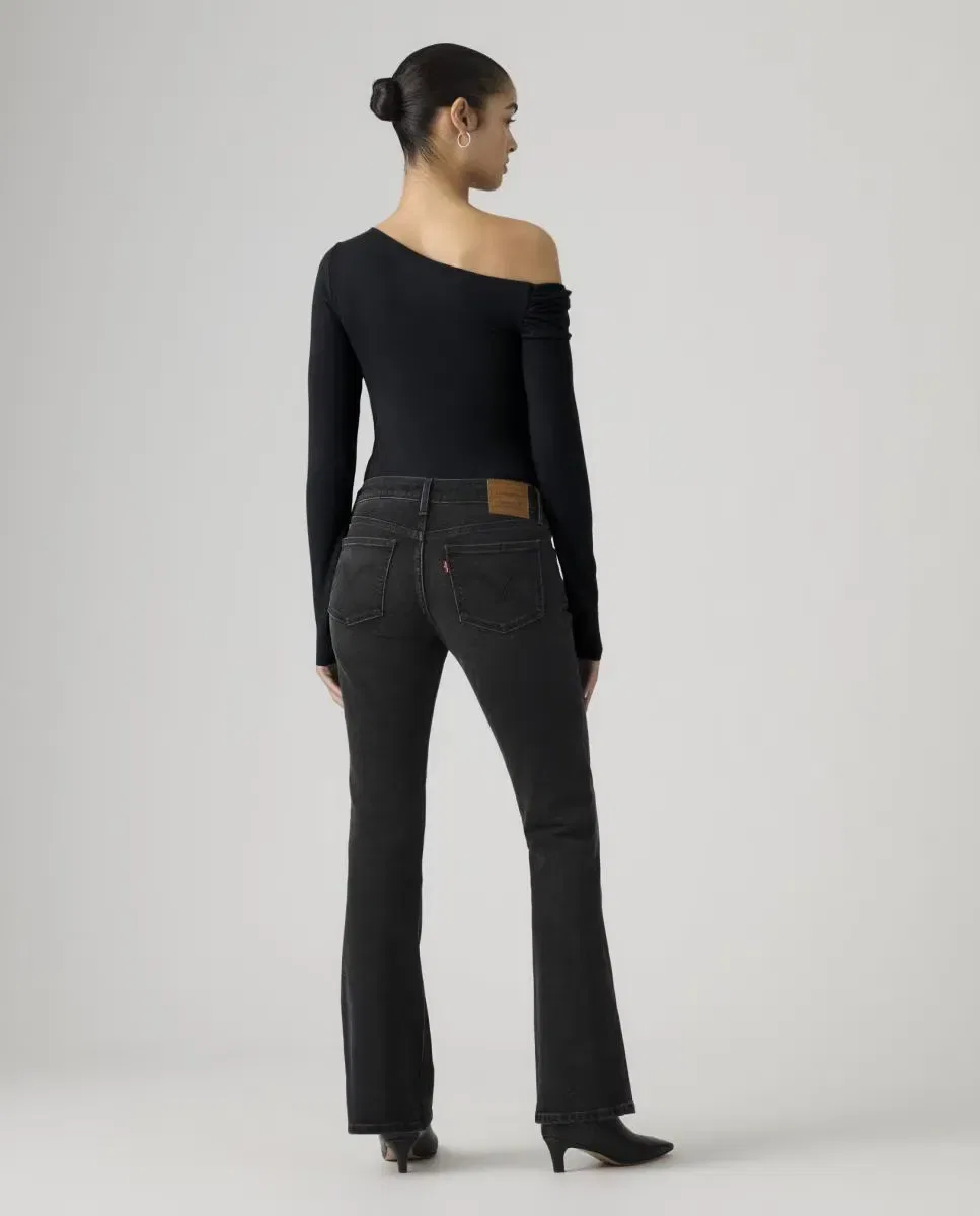 Женские джинсы-клеш с заниженной талией Low Slim Boot Levi's, Gris Oscuro — фото 2