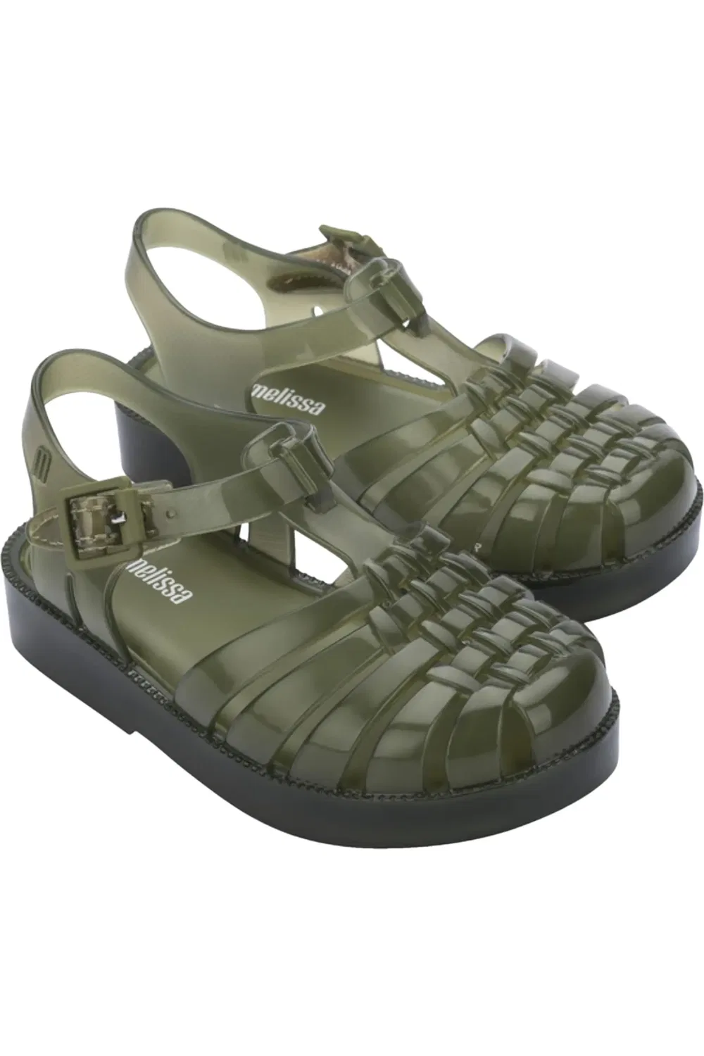 Сандалии детские с ароматом фруктов Possession Mini Melissa, Transparent Green