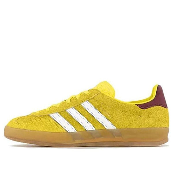 

Кроссовки (WMNS) Adidas Originals Gazelle Indoor Shoes 'Bright Yellow Burgundy', желтый