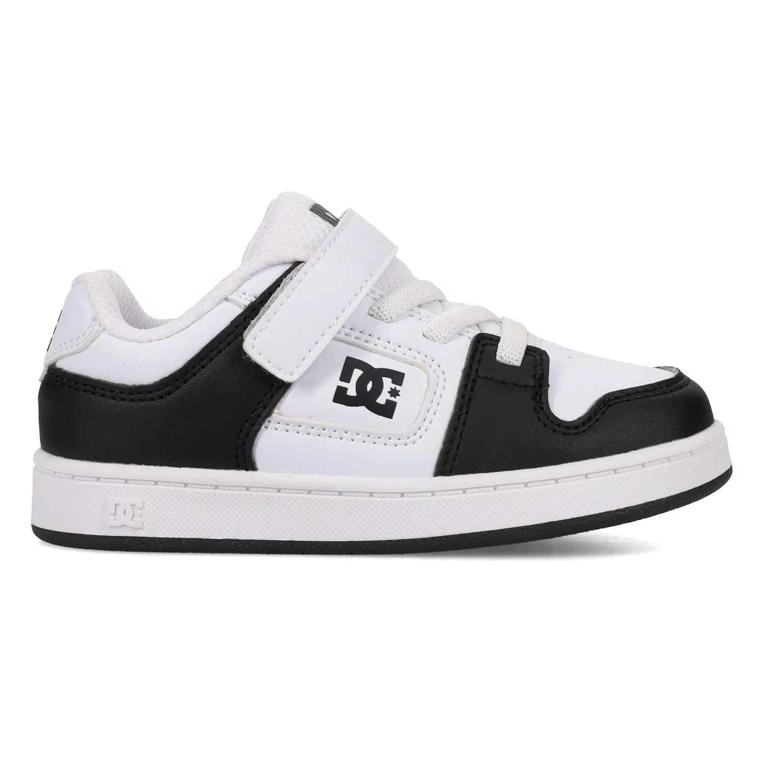 Детские кроссовки для мальчиков с шнуровкой DC Shoes, Negro / Blanco