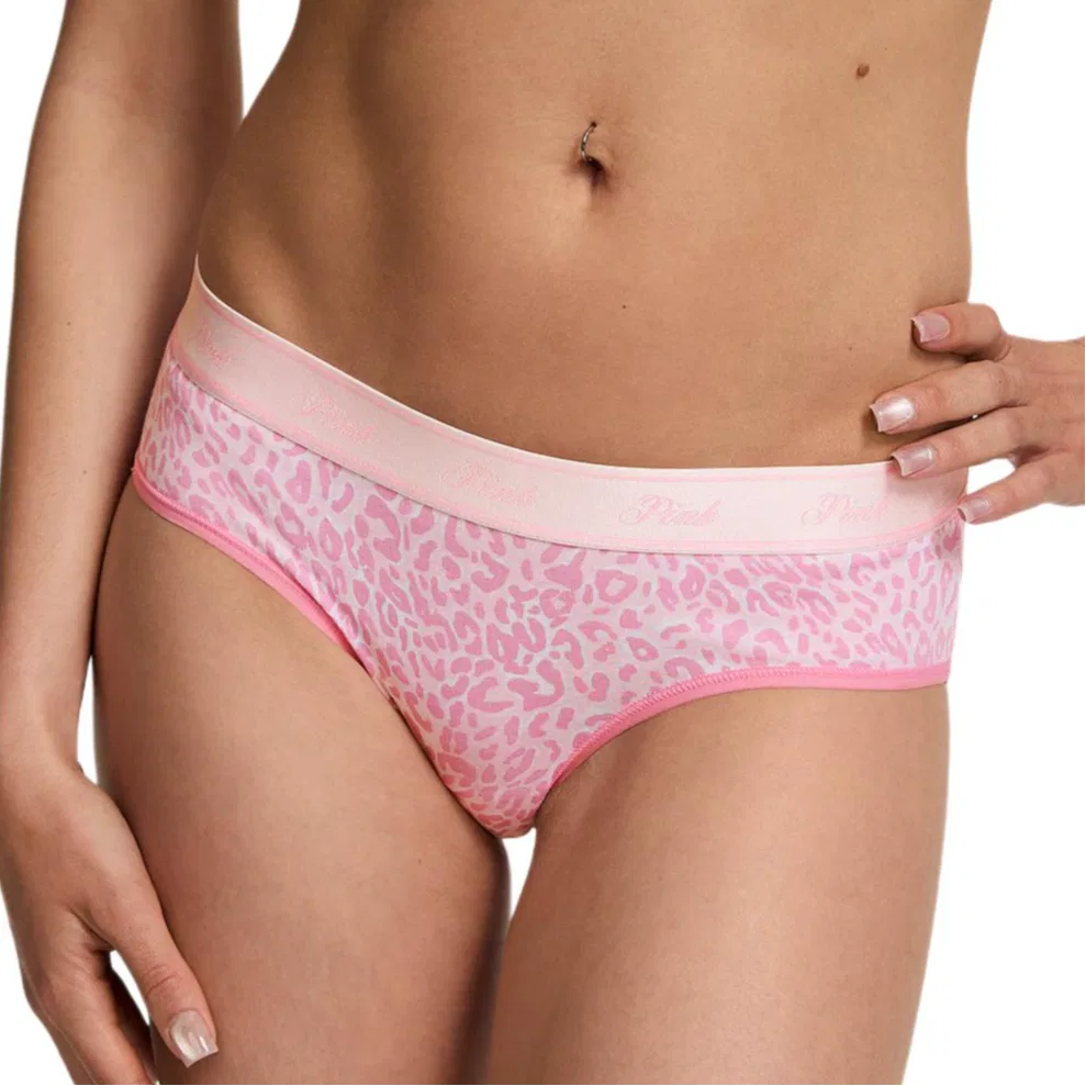 Женские трусы с принтом Victoria's Secret, Pink Leopard Print