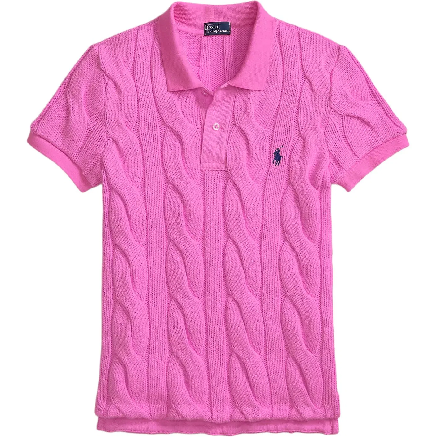 Женское поло с зауженным кроем Pink Polo Ralph Lauren, Pink