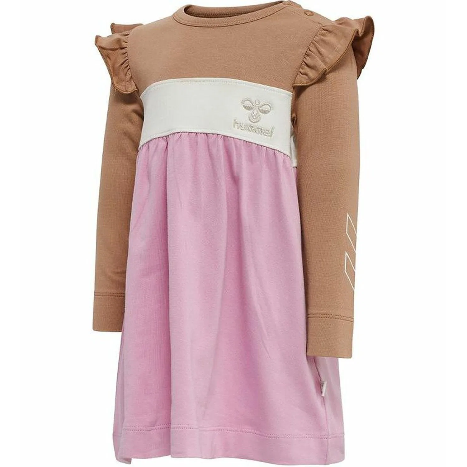Детское платье с длинным рукавом hmlJAMILA DRESS L/S Hummel, Violett Malvenfarben — фото 2