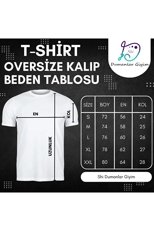 Детская футболка с принтом Unisex Bay What Ever Printed Oversize Wide Fit Basic T-Shirt Tshirt Shi Dumanlar Giyim, White — фото 2