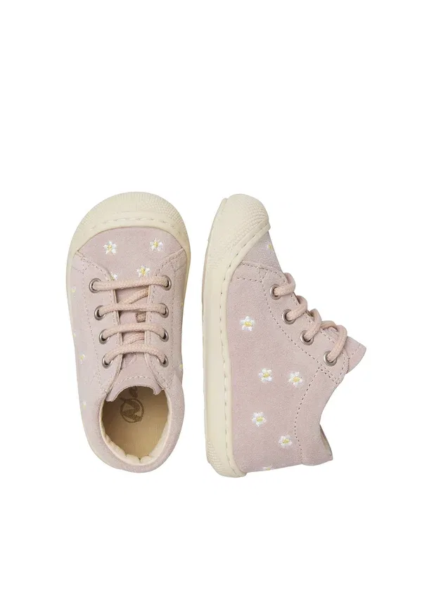 Ботинки кожаные Baby shoes Naturino, Puderosa, пудрово-розовый — фото 3
