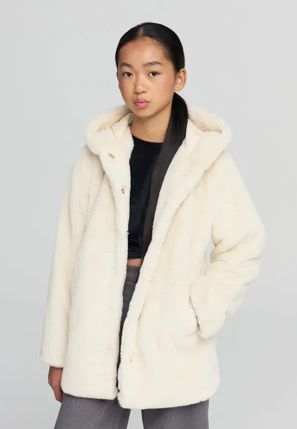Куртка с капюшоном Winter coat Terranova, avorio, слоновая кость