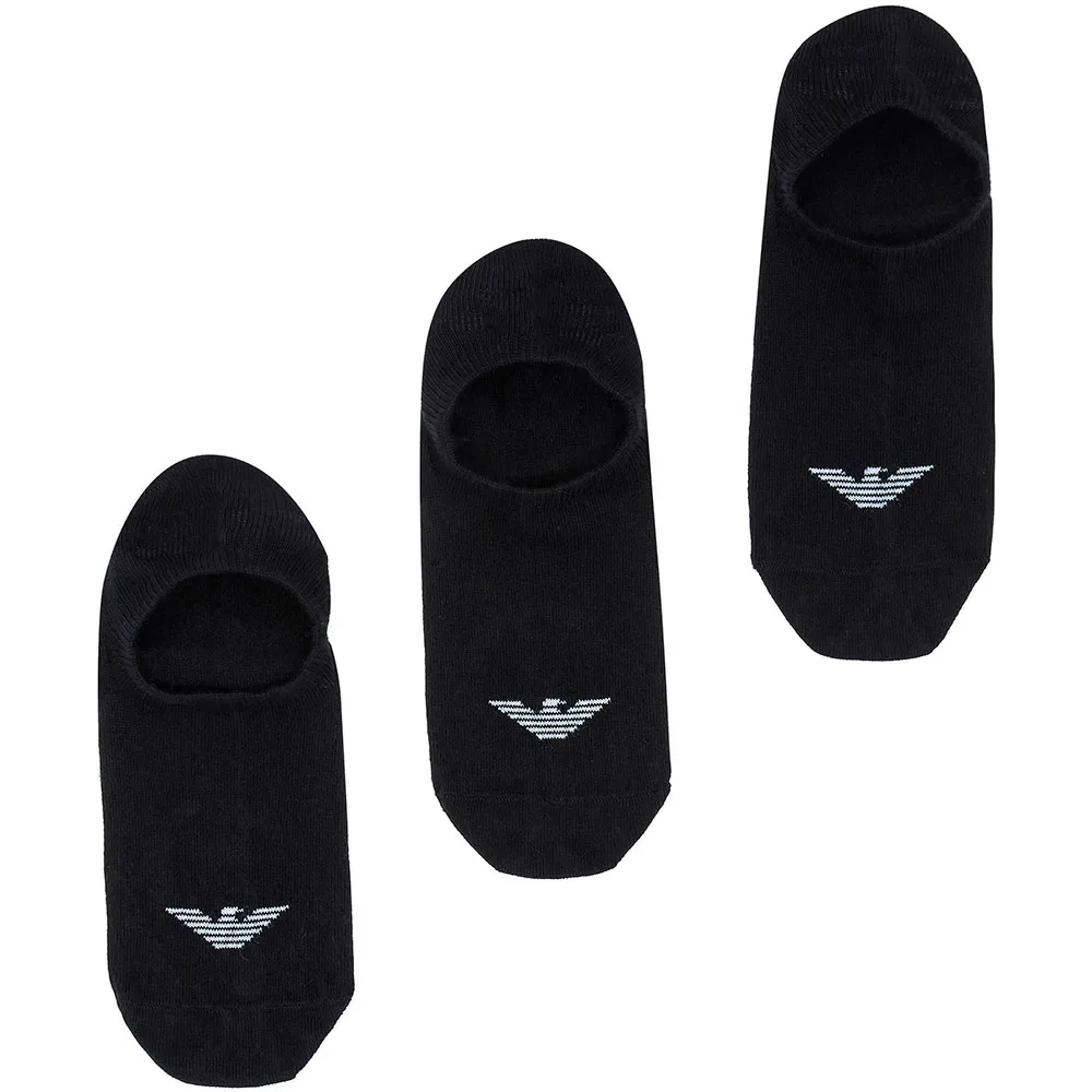 Носки Emporio Armani 3 пары, черный