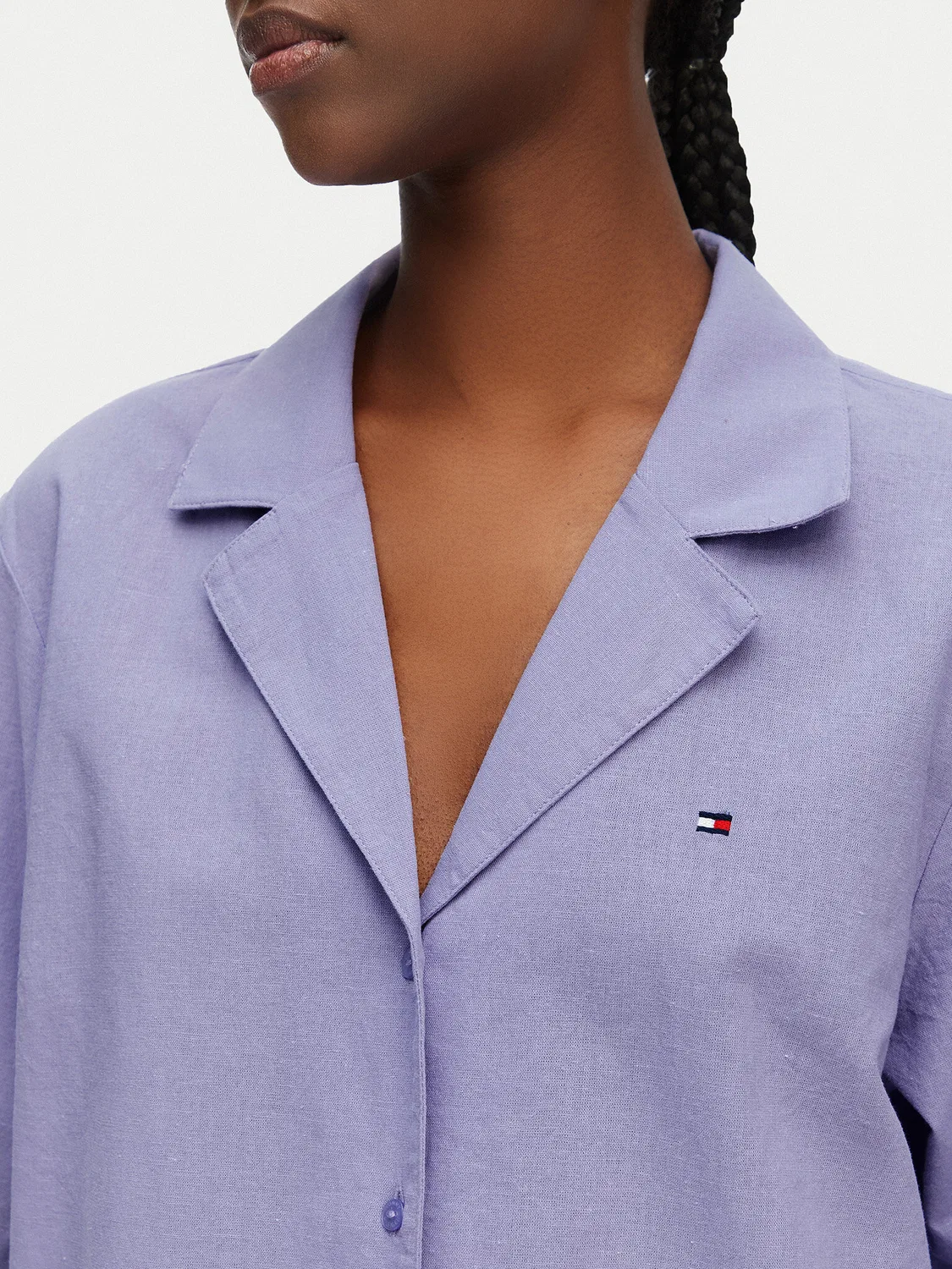 Женская пижама стандартного кроя Tommy Hilfiger, светло-сиреневый — фото 3
