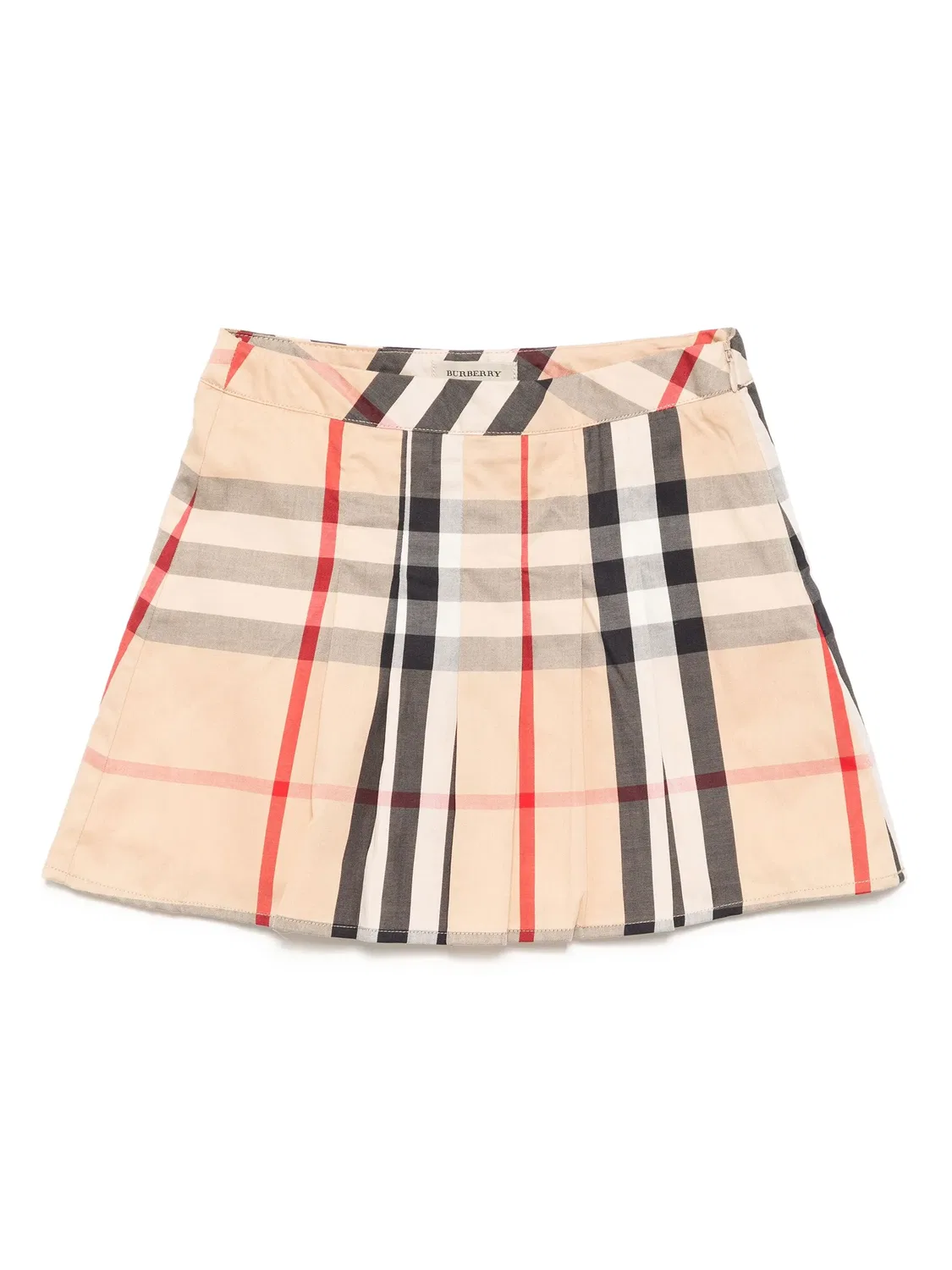 Юбка в клетку Burberry, светло-коричневый