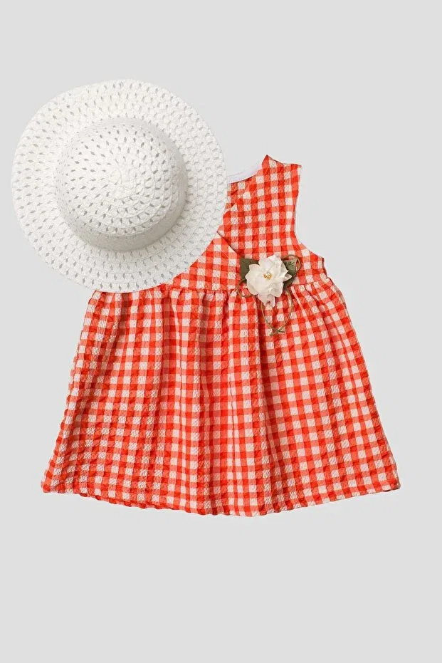 Детское платье для девочек с принтом Chicsy Baby, Orange