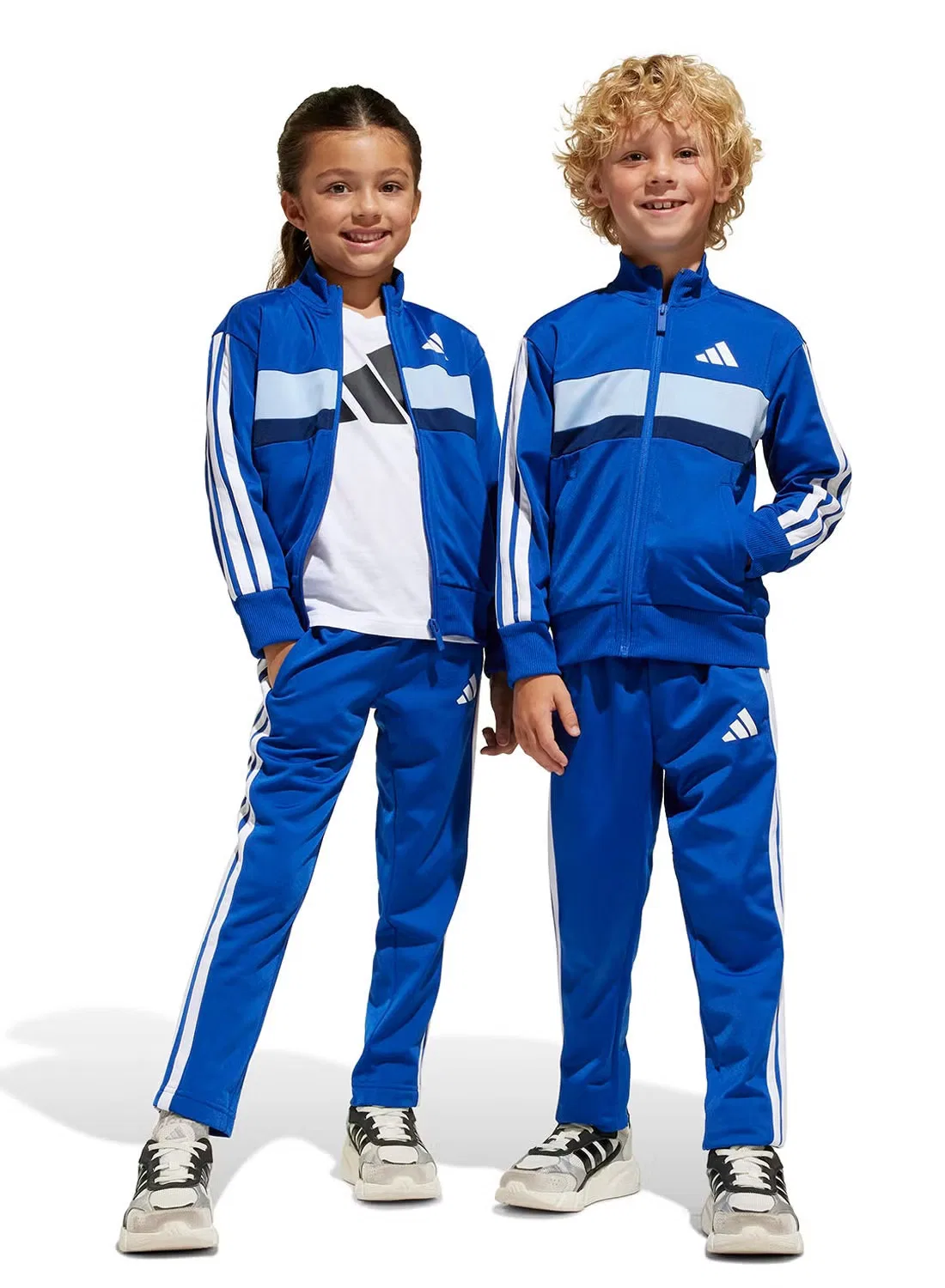 Костюм спортивный с 3 полосками Tiberio Adidas, синий