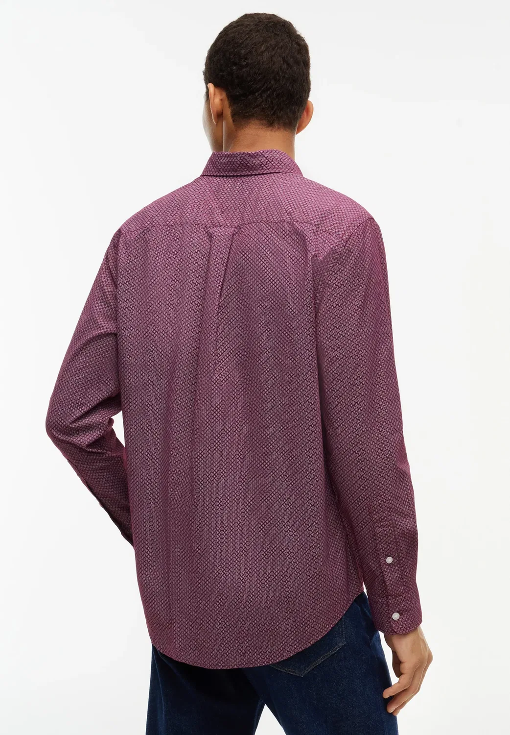Hemd - рубашка Tommy Hilfiger, Aubergine — фото 3